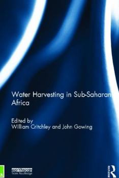 Hardcover Water Harvesting in Sub-Saharan Africa Book