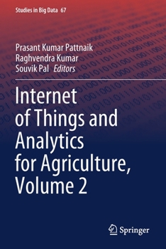 Paperback Internet of Things and Analytics for Agriculture, Volume 2 Book