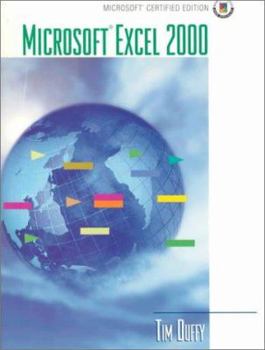 Paperback Microsoft Excel 2000 Book