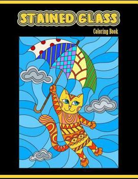 Paperback Stained Glass Coloring Book: Art Nouveau Coloring Book