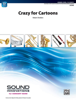 Paperback Crazy for Cartoons: Conductor Score Book
