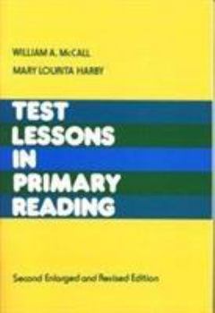 Paperback Test Lessons in Primary Reading, Lesson Booklet Book