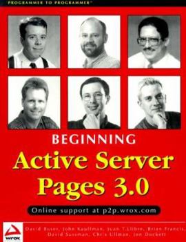 Paperback Beginning Active Server Pages 3.0 Book