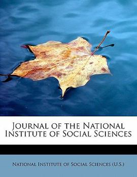 Journal of the National Institute of Social Sciences