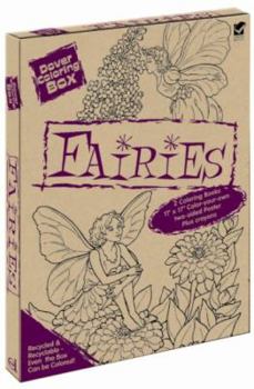 Paperback Dover Coloring Box: Fairies [With Poster and Crayons and 2 Paperbacks] Book