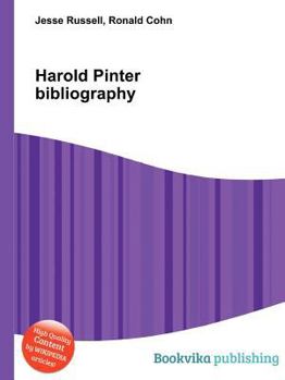 Paperback Harold Pinter Bibliography Book