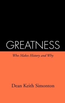 Hardcover Greatness: Who Makes History and Why Book