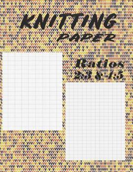 Paperback Knitting Paper Ratios 2: 3 & 4:5: Two Ratios Grid & Graph Notebook - Pattern 2 Book