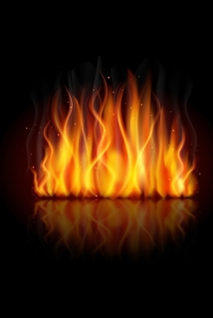 Fire Journal: CUTE GIFT FOR WOMEN, GIRLS, BOYS, MEN RULED PAGES NOTEBOOK TO WRITE AND DRAW IN