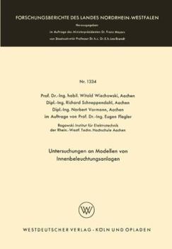 Untersuchungen an Modellen Von Innenbeleuchtungsanlagen