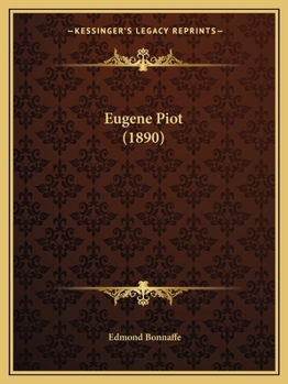 Paperback Eugene Piot (1890) [French] Book