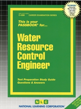 Spiral-bound Water Resource Control Engineer: Passbooks Study Guide Book