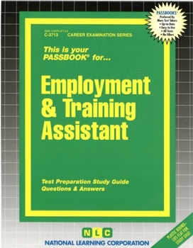 Spiral-bound Employment & Training Assistant: Passbooks Study Guide Book