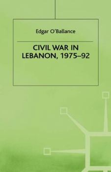 Hardcover Civil War in Lebanon, 1975-92 Book