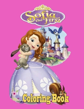 Paperback Sofia the first coloring book