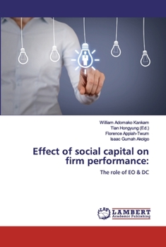 Paperback Effect of social capital on firm performance Book