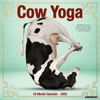 Unknown Binding Cow Yoga 2025 12 X 12 Wall Calendar Book