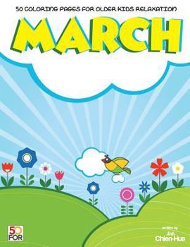 Paperback March 50 Coloring Pages For Older Kids Relaxation Book