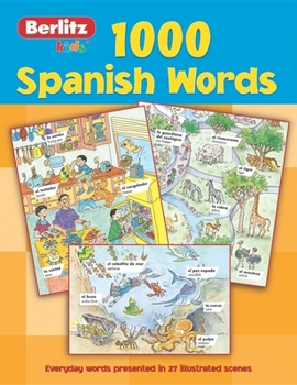 Paperback 1000 Spanish Words Book