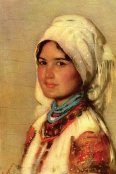 Peasant Woman from Muscel by Nicolae Grigorescu - 1875: Journal (Blank / Lined