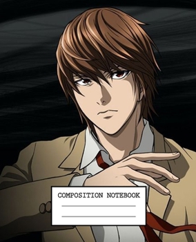 Paperback Composition Notebook: Death Note Soft Glossy Cover Wide Ruled Lined Pages Book 7.5 x 9.25 Inches 110 Pages Book