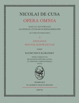 Paperback Nicolai de Cusa Opera omnia [Latin] Book