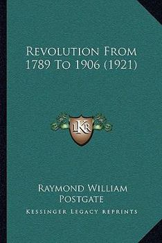 Paperback Revolution From 1789 To 1906 (1921) Book
