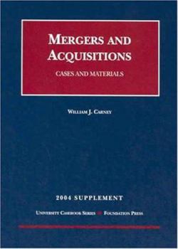 Paperback 2004 Supplement to Mergers and Acquisitions Book