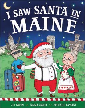 Hardcover I Saw Santa in Maine Book