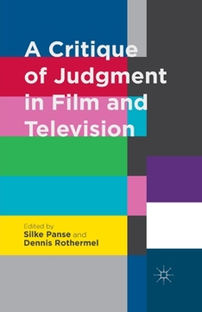 Paperback A Critique of Judgment in Film and Television Book