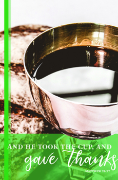 Paperback And He Took Bulletin (Pkg 100) Communion Book