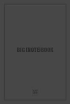 Paperback Big [Note]book - Plain: 480 Plain Pages Book