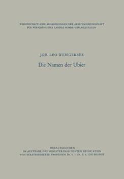 Paperback Die Namen Der Ubier [German] Book