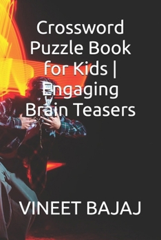 Paperback Crossword Puzzle Book for Kids Engaging Brain Teasers Book