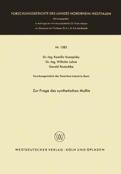Paperback Zur Frage Des Synthetischen Mullits [German] Book