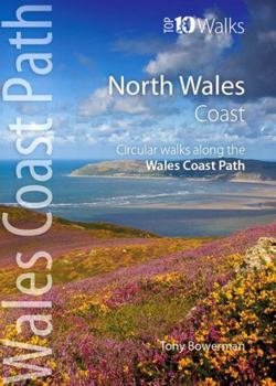 Paperback Top 10 Walks Wales Coast Path Nth Wales Book