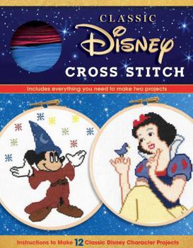 Paperback Classic Disney Cross-Stitch Book