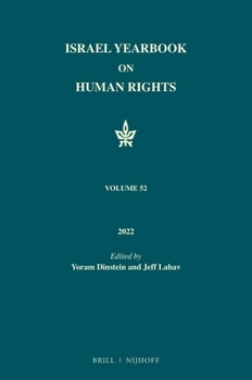 Leather Bound Israel Yearbook on Human Rights, Volume 52 (2022) Book