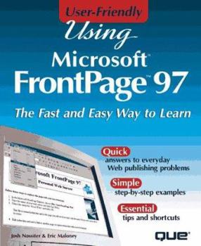 Hardcover Using FrontPage 97 Book
