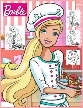 Paperback barbie: Coloring Book for Kids with Fun, Easy, and Relaxing High-quality images Book