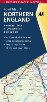Map Northern England Road Map: Northern England 7. Book