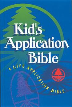 Hardcover Kids Application Bible: A Life Application Bible: The Living Bible Book