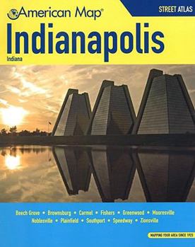 Spiral-bound American Map Indianapolis, Indiana Street Atlas Book