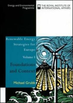 Paperback Renewable Energy Strategies for Europe: Foundations and Context Book