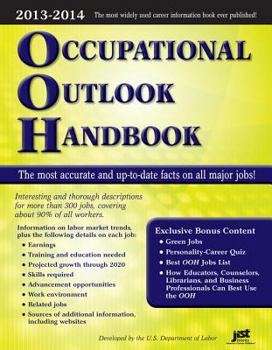 Hardcover Occupational Outlook Handbook, 2012-2013 Book