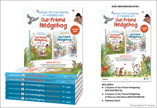 Hardcover Our Friend Hedgehog 6-Copy Pre-Pack with Easel Fall 2022 Book