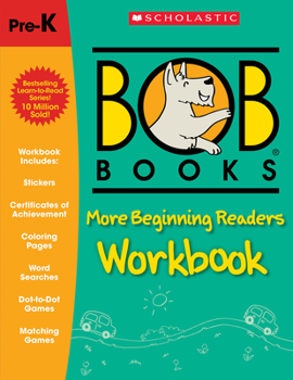 Paperback Bob Books - More Beginning Readers Workbook Phonics, Writing Practice, Stickers, Ages 4 and Up, Kindergarten, First Grade (Stage 1: Starting to Read) Book