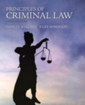 Paperback Principles of Criminal Law Book