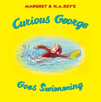 Hardcover Curious George Goes Swimming Book