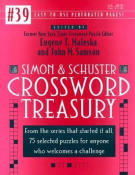 Paperback Simon & Schuster Crossword Treasury 39 Book
